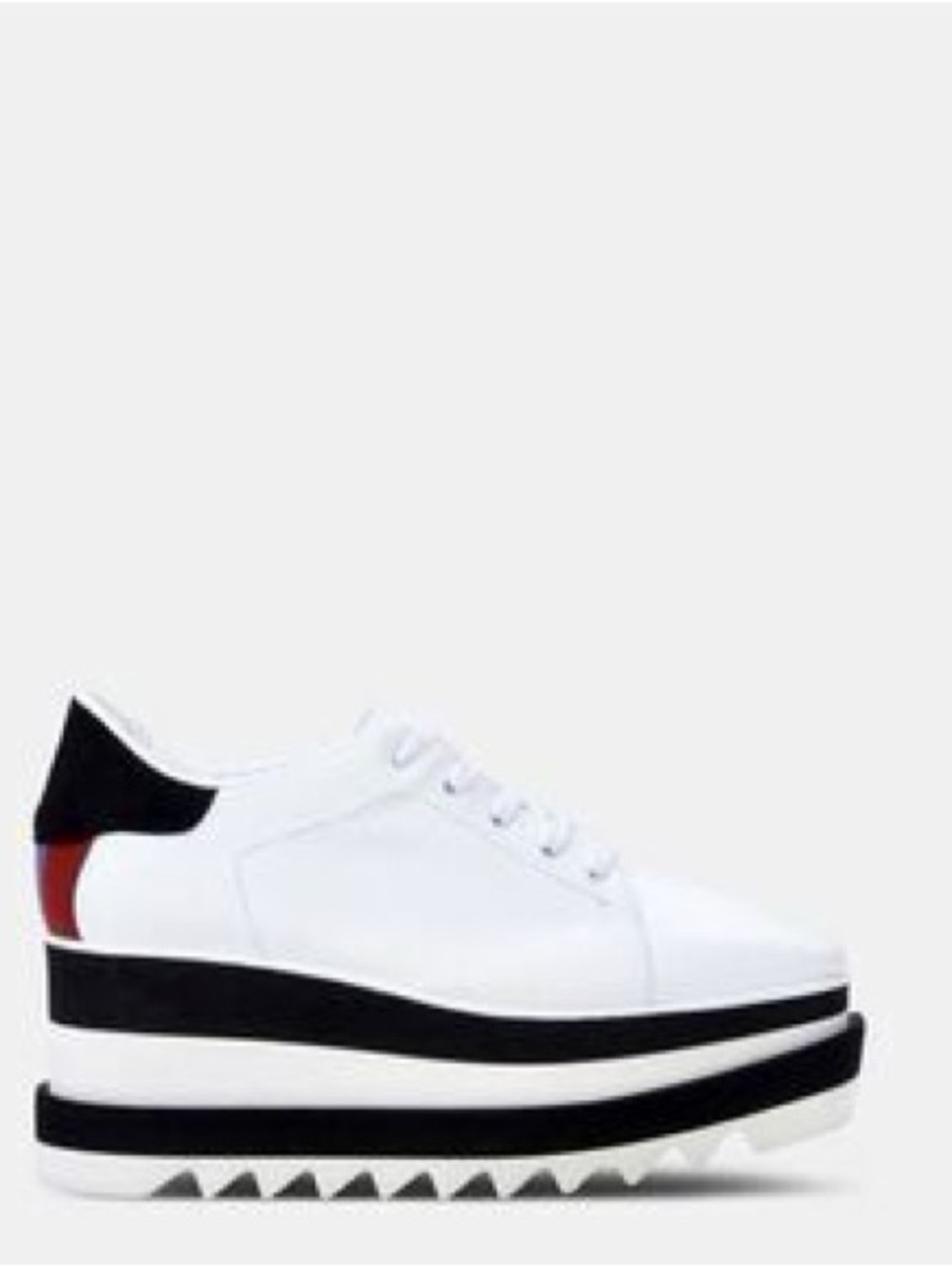 Stella McCartney White Elyse Platform Sneakers 39